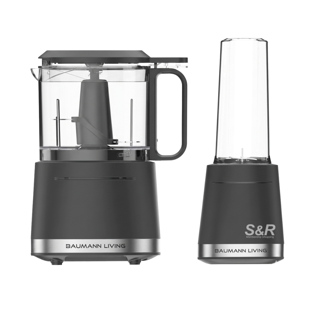 Baumann Living Cordless Blender & Food Chopper Set